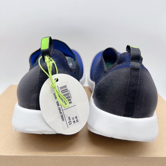OOFOS OOmg Sport eeZee Low Mens Recovery Comfort Shoes Navy Blue White US 13 - Picture 9 of 15